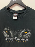 Harley-Davidson Springfield OH Wolf Embroidered T-Shirt Sz L