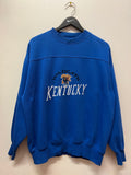 UK University of Kentucky Wildcats Embroidered Crewneck Sweatshirt Sz L