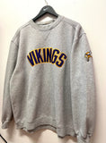 Minnesota Vikings Reebok Embroidered Varsity Sweatshirt Sz L