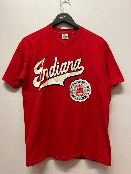 Vintage Indiana University Seal Varsity Letters T-Shirt Sz L