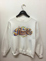 Vintage Pepsi-Cola White Crewneck Sweatshirt Sz L