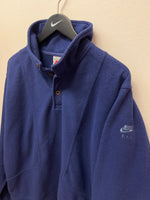 Vintage Nike F.I.T. Dark Blue Fleece Pullover Sz XL