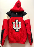 IU Indiana University 1/2 Zip Pullover Starter Jacket Sz S