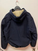 Carhartt Navy Blue Flame Resistant Jacket Sz L
