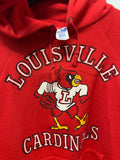 Vintage University of Louisville Cardinals Hoodie Sz M