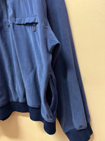 Vintage Rolls Royce 1/4 Zip Blue Pullover Sz XL