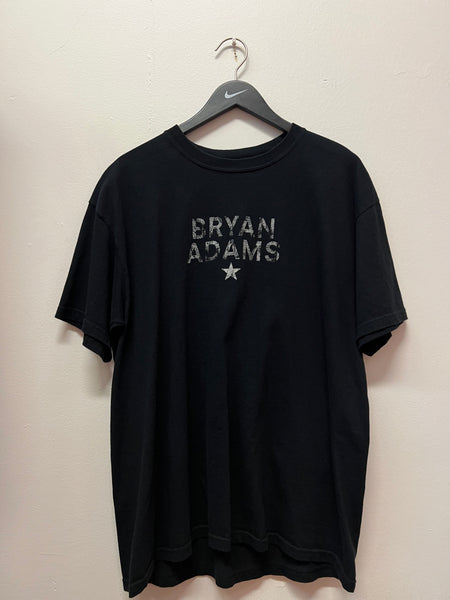 Bryan Adams Room Service Guitar Front & Back Graphics T-Shirt Sz XL