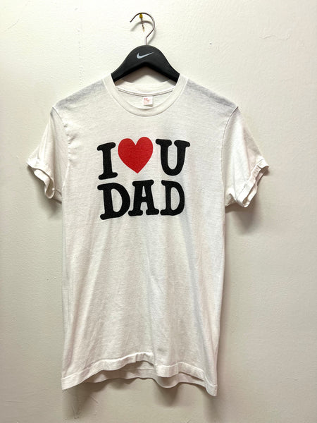 Vintage I Love You Dad T-Shirt Sz M