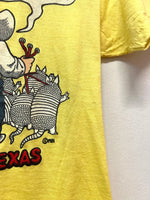 Vintage 1981 Only in Texas Armadillo Pest Control Yep, They Smell Yankees Alright Comedy Super Screen Stars T-Shirt Sz S
