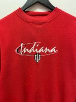 IU Indiana University Embroidered Sweatshirt Sz L