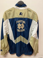 University of Notre-Dame Fighting Irish Starter Windbreaker Jacket Sz L