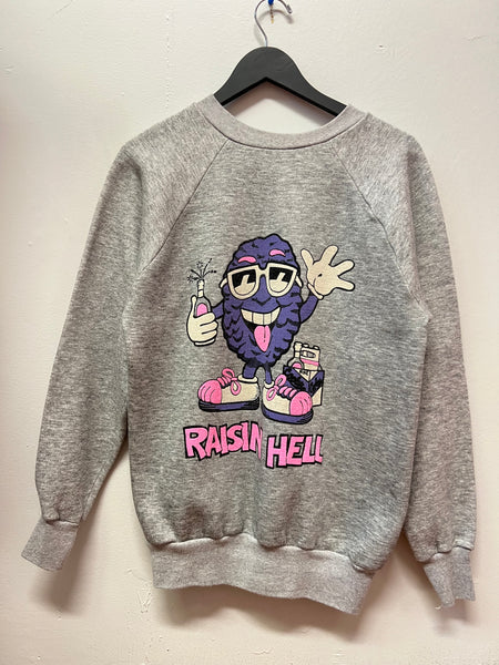 Vintage California Raisins Raisin Hell Crewneck Sweatshirt Sz M