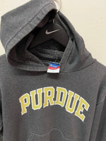 Purdue University Gray Champion Hoodie Sz Kids L