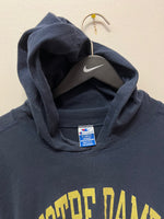 Vintage University of Notre Dame Champion Long Sleeve T-Shirt with Hood Sz XL