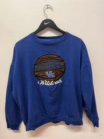 Vintage UK University of Kentucky Basketball Appliqué Embroidered Crewneck Sweatshirt Sz XXL