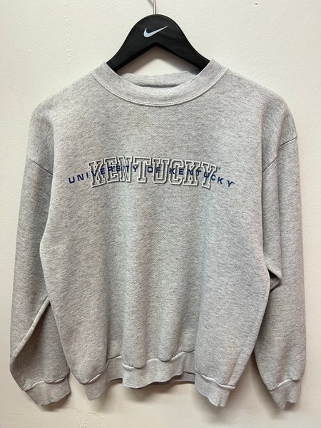 Vintage UK University of Kentucky Wildcats Gray Crewneck Sweatshirt Sz M