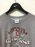 Vintage Ohio State Buckeyes 2002 National Champions Crewneck Sweatshirt Sz L