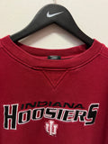 IU Indiana University Red Starter Embroidered Crewneck Sweatshirt Sz L