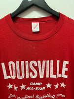 Vintage University of Louisville Lady Cardinal Basketball Camp T-Shirt Sz XL