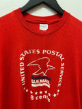 Vintage United States Postal Service U.S. Mail 8 Cents Stamp T-Shirt Sz L