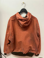 Brown Carhartt Lined Hooded Jacket Sz XXL