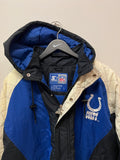 Indianapolis Colts Starter Puffer Jacket with Hood Sz L