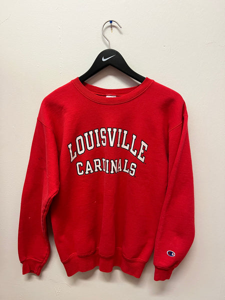 University of Louisville Cardinals Champion Crewneck Sweatshirt Sz S