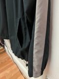 Nike Gray Tag Black & Gray Windbreaker Jacket Sz XL