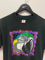 Vintage 1992 Gillen Parrot Rainforest Rescue Campaign T-Shirt Sz M