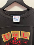 University of Louisville Cardinals Embroidered Sweatshirt Sz XL