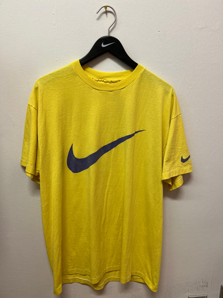 Vintage Bootleg Yellow Nike T-Shirt Sz XL