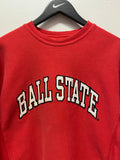 Ball State University Appliqué Sweatshirt Sz M