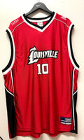 University of Louisville Cardinals #10 adidas Basketball Jersey Sz XL