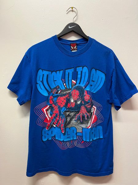 Vintage 2002 Spider-Man Stick It to Em’ Movie Promo T-Shirt Sz L