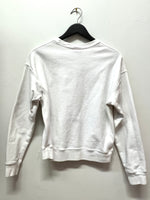 Champion Reverse Weave White Sweatshirt Sz M