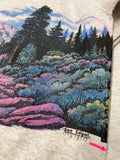 Vintage Lake Alamor California Mountain Front & Back Graphics Crewneck Sweatshirt Sz L