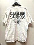 Cleveland Browns Calvin and Hobbes Parody T-Shirt Sz XL