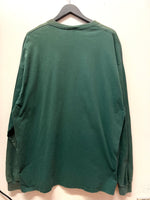 Vintage Nike Embroidered Dark Green Long Sleeve T-Shirt Sz XXL