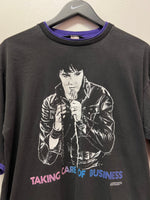 Vintage 1987 Elvis Taking Care of Business T-Shirt Sz L
