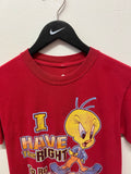 Tweety I Have the Right to Be Bossy! T-Shirt Sz S