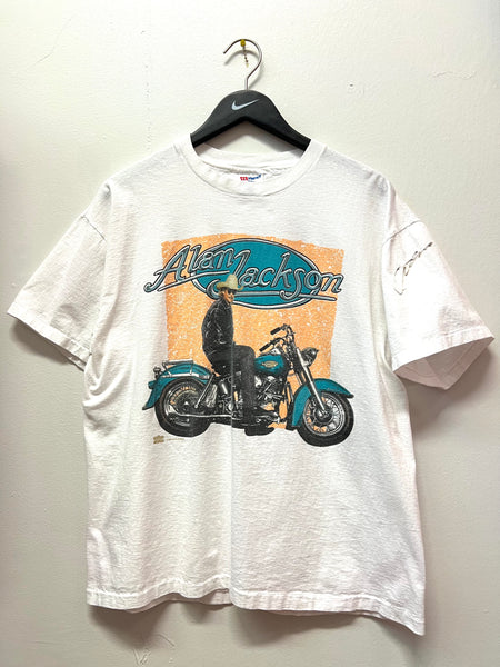Vintage 1994 Alan Jackson A Lot About Livin’ … & A Little ‘Bout Love Signed T-Shirt Sz L
