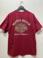 Vintage Myrtle Beach Harley-Davidson Eagle T-Shirt Sz XL