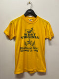 Vintage West Virginia 1984 Bluebonnet Bowl T-Shirt Sz XS/S