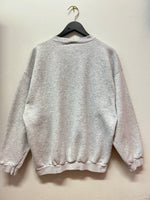 Dallas Cowboys Embroidered Gray Crewneck Sweatshirt Sz XL