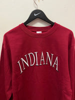 IU Indiana University Embroidered Crimson Red Sweatshirt New with Tag