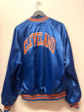Vintage Cleveland Cavaliers Chalk Line Satin Varsity Jacket Sz XL