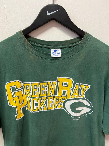 Vintage Starter NFL Green Bay Packers T Shirt Sz L