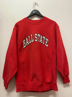 Ball State University Appliqué Sweatshirt Sz M