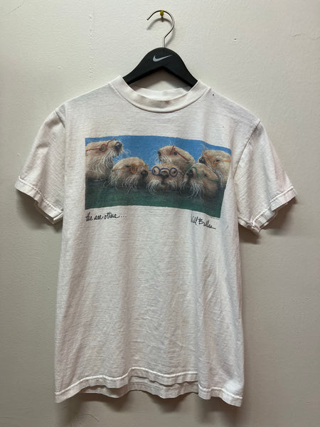 Vintage 1997 The See Otters Will Bullas T-Shirt Sz M