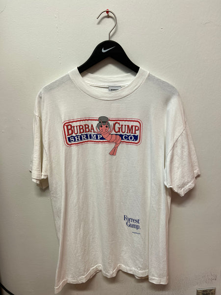 Vintage 1994 Bubba Gump Shrimp Co Forrest Gump Movie Promo Stanley DeSantis  T-Shirt Sz L